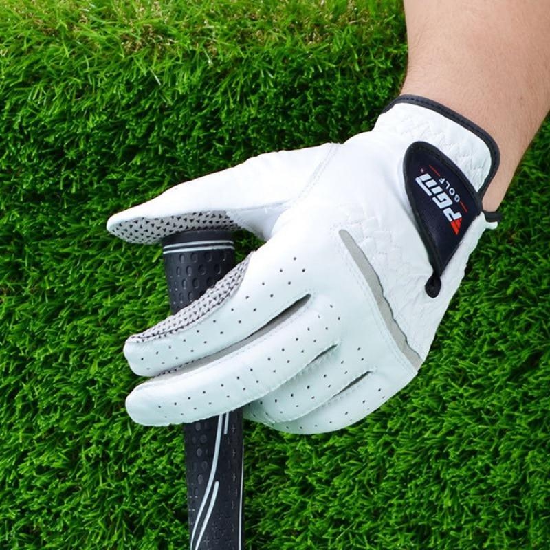 1pcs Golf Gloves Men's Left Right Hand Soft Breathable Pure Sheepskin With Anti-slip Granules Golf Gloves Golf Men Women
