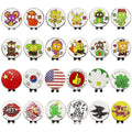 Ball Markers - 1.18 Inch Golf Ball Mark W Magnetic Golf Hat Clip Mark Golf Ball Position 24 Kinds For Choice Golf Marker