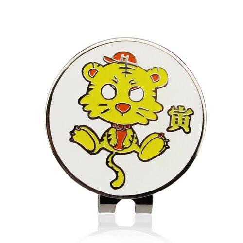 Ball Markers - 1.18 Inch Golf Ball Mark W Magnetic Golf Hat Clip Mark Golf Ball Position 24 Kinds For Choice Golf Marker
