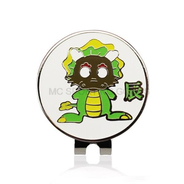 Ball Markers - 1.18 Inch Golf Ball Mark W Magnetic Golf Hat Clip Mark Golf Ball Position 24 Kinds For Choice Golf Marker
