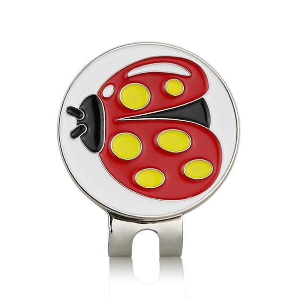 Ball Markers - Golf Ball Mark With Golf Hat Clip Magnetic Outdoor Alloy Golf Marker Supplies Accessories Drop Shipping