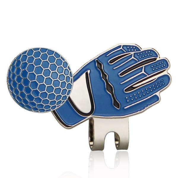 Ball Markers - Golf Ball Mark With Golf Hat Clip Magnetic Outdoor Alloy Golf Marker Supplies Accessories Drop Shipping