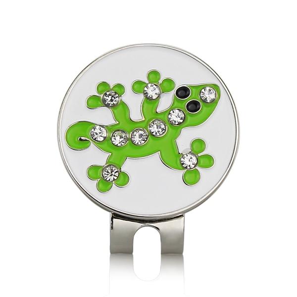 Ball Markers - Golf Ball Mark With Golf Hat Clip Magnetic Outdoor Alloy Golf Marker Supplies Accessories Drop Shipping