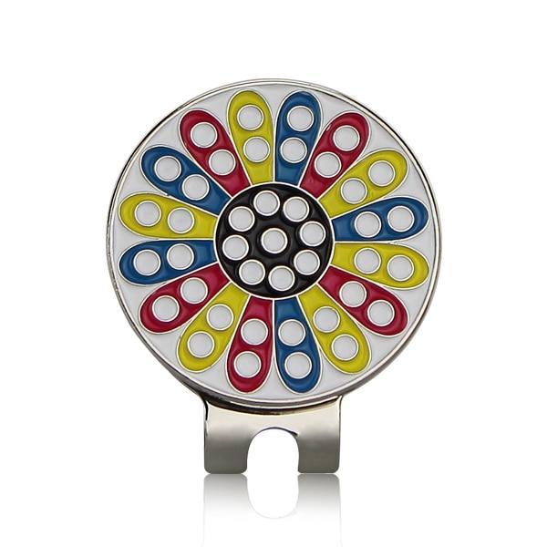 Ball Markers - Golf Ball Mark With Golf Hat Clip Magnetic Outdoor Alloy Golf Marker Supplies Accessories Drop Shipping