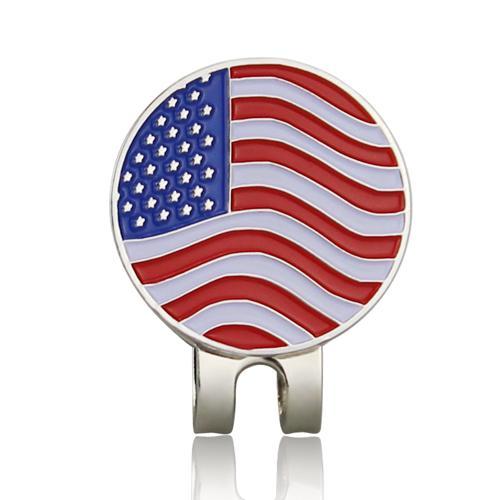Ball Markers - Golf Ball Mark With Golf Hat Clip Magnetic Outdoor Alloy Golf Marker Supplies Accessories Drop Shipping