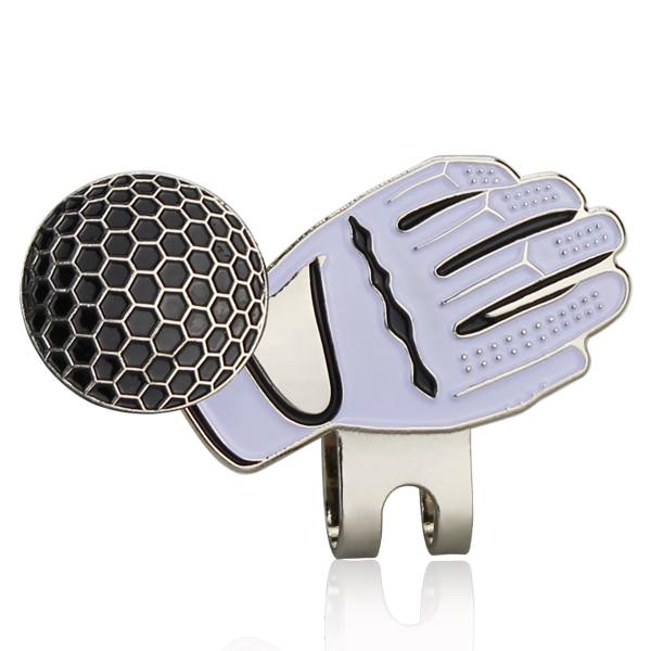 Ball Markers - Golf Ball Mark With Golf Hat Clip Magnetic Outdoor Alloy Golf Marker Supplies Accessories Drop Shipping