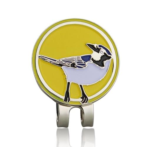 Ball Markers - Golf Ball Mark With Golf Hat Clip Magnetic Outdoor Alloy Golf Marker Supplies Accessories Drop Shipping