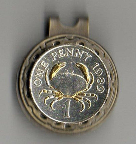 Ball Markers - Guernsey Penny "Crab" (nickel Size)
