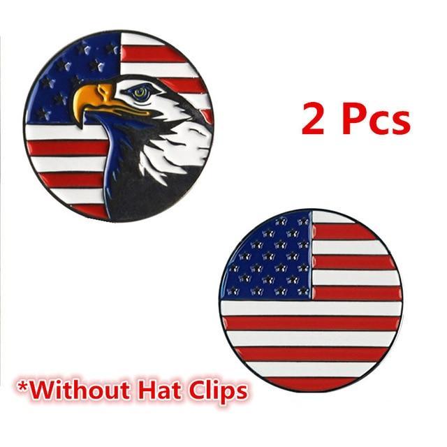 Ball Markers - Magnetic Golf Markers Hat Clips Official Alloy Ball Mark Hat Clips Caps Outdoor Golf Accessories Training Aids Golfer Suppliers