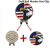 Ball Markers - Magnetic Golf Markers Hat Clips Official Alloy Ball Mark Hat Clips Caps Outdoor Golf Accessories Training Aids Golfer Suppliers