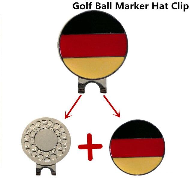 Ball Markers - Magnetic Golf Markers Hat Clips Official Alloy Ball Mark Hat Clips Caps Outdoor Golf Accessories Training Aids Golfer Suppliers
