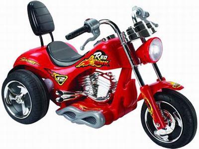Battery Powered - Mini Motos Red Hawk Motorcycle 12v Red