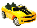Battery Powered - NPL Chevrolet Racing Camaro 12v Car Yellow