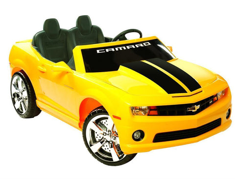 Battery Powered - NPL Chevrolet Racing Camaro 12v Car Yellow