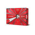 Golf Balls - Callaway Chrome Soft Truvis Golf Ball 12-Pack Red/White