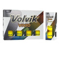 Golf Clubs & Equipment - Volvik Vivid 3 Pc Golf Balls - Matte Yellow