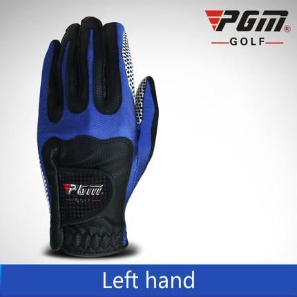 Golf Gloves For Men - Genuine PGM Men's Golf Fiber Cloth Gloves New Left/Right Hand GloveMagic Elastic Particles Slip-resistant Accessories 2018