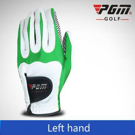 Golf Gloves For Men - Genuine PGM Men's Golf Fiber Cloth Gloves New Left/Right Hand GloveMagic Elastic Particles Slip-resistant Accessories 2018