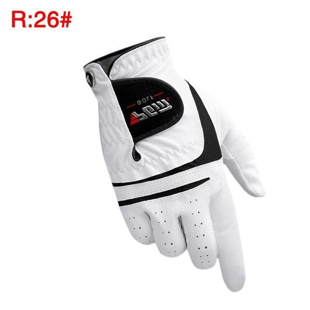 Golf Gloves For Men - Golf Glove Men Sheepskin Gloves Soft Breathable With Non-Slip Granules Gloves