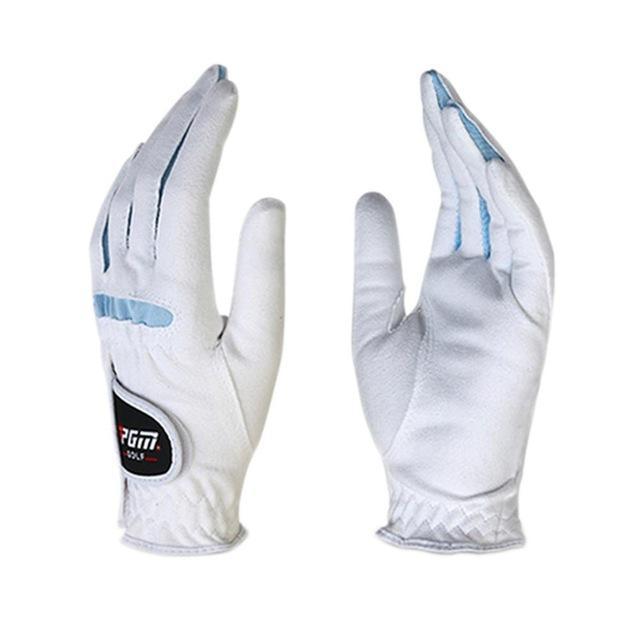 Golf Gloves Women - 1 Pair Golf Gloves Women Soft Breathable Flannelette Anti-slip Golf Gloves Left Right Hand Sports Gloves