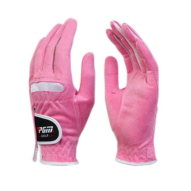 Golf Gloves Women - 1 Pair Golf Gloves Women Soft Breathable Flannelette Anti-slip Golf Gloves Left Right Hand Sports Gloves