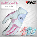 Golf Gloves Women - Golf Gloves Slip-resistant Women's Granules Microfiber Cloth Gloves Sunscreen Breathable Wear-resistant