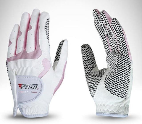 Golf Gloves Women - Golf Gloves Slip-resistant Women's Granules Microfiber Cloth Gloves Sunscreen Breathable Wear-resistant