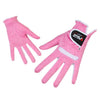 Golf Gloves Women - PGM 1 Pair Elastic Golf Gloves Ladies Adjustable Breathable Women's Fiber Cloth Outdoor Sports Full Finger Gloves For Girls
