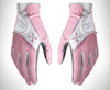 Golf Gloves Women - PGM Women Fabric Golf Gloves Ladies Wearable Gloves Female Professional Soft PU Breathable Non-slip Sweat Absorbent Golf Gloves