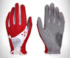 Golf Gloves Women - PGM Women Fabric Golf Gloves Ladies Wearable Gloves Female Professional Soft PU Breathable Non-slip Sweat Absorbent Golf Gloves
