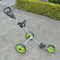 Push Carts - Golf Cart Aluminum Adjustable Golf Trolley 3 Wheels Push Pull Golf Cart Aluminium Alloy Foldable Trolley With Brake Golfvogne
