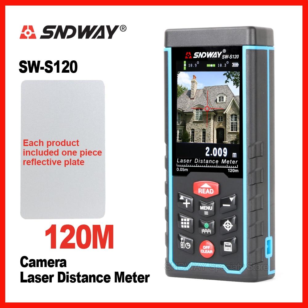 Range Finders - SNDWAY Laser Distance Meter Digital Camera Laser Range Finder Tape Angle Tool Laser Rangefinder