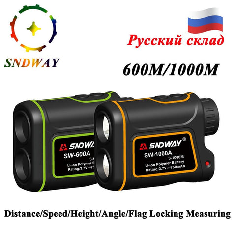 Range Finders - SNDWAY Telescope Trena Laser Rangefinder Monocular Hunting Golf Range Finder Laser Distance Meter Measure Tape Laser Tool