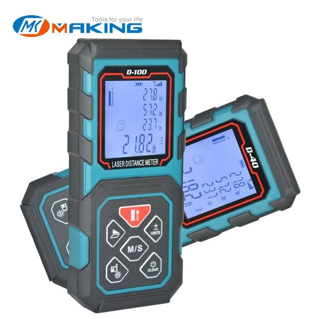 Range Finders - TECLASER Laser Meter Laser Distance Measurre 40M Digital Tape Measuring Device Distance Meter Digital Range Finder Tape Measure