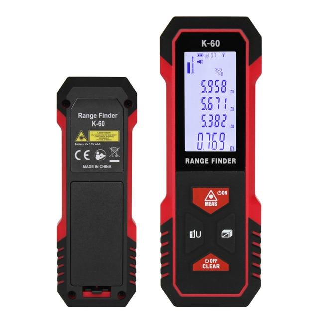 Range Finders - TECLASER Laser Meter Laser Distance Measurre 40M Digital Tape Measuring Device Distance Meter Digital Range Finder Tape Measure