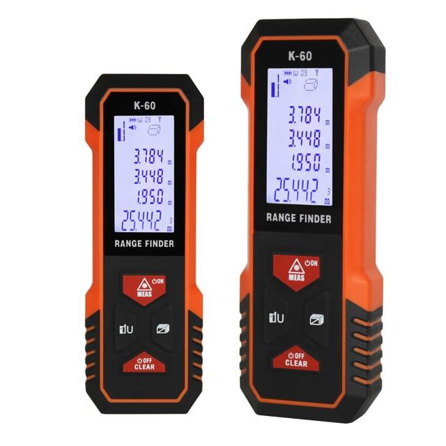 Range Finders - TECLASER Laser Meter Laser Distance Measurre 40M Digital Tape Measuring Device Distance Meter Digital Range Finder Tape Measure