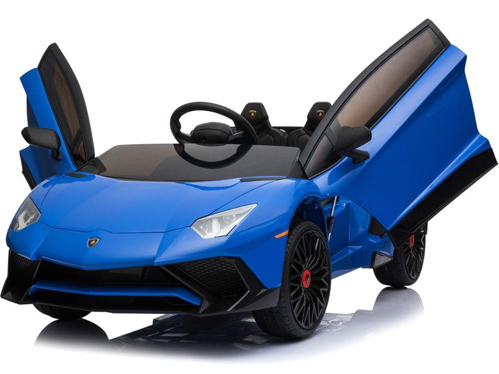 Remote Control - Mini Moto Lamborghini 12v Blue (2.4ghz RC)