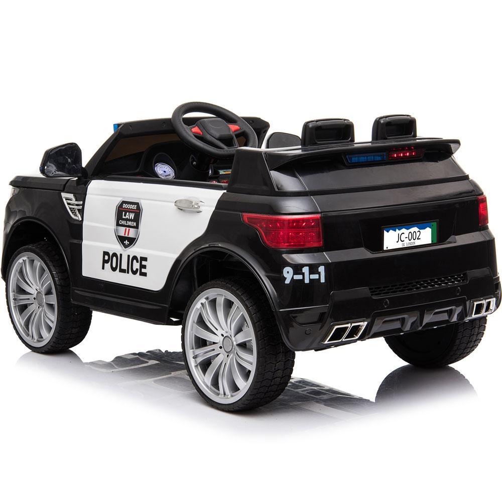 Remote Control - MotoTec Police Car 12v Black (2.4ghz RC)