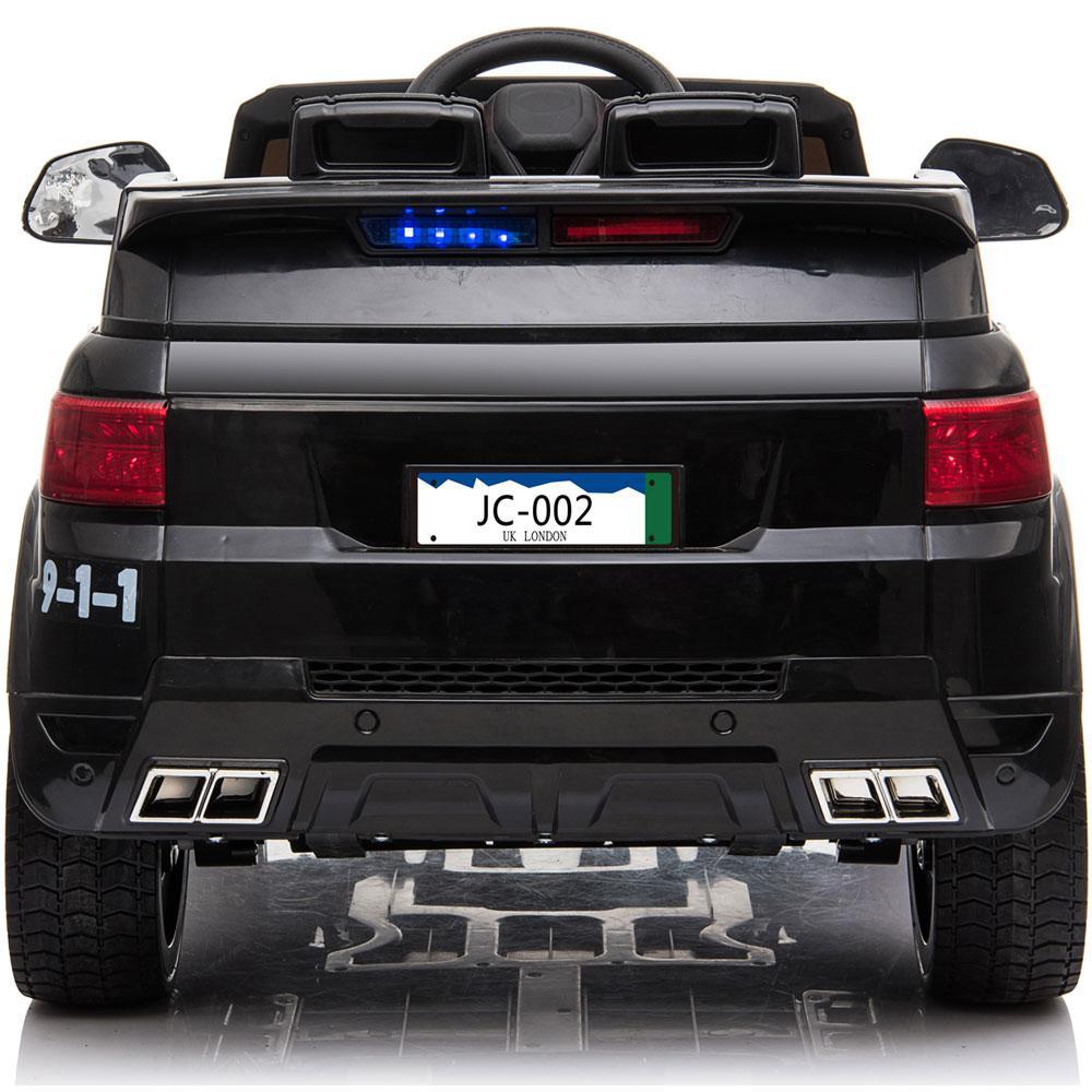 Remote Control - MotoTec Police Car 12v Black (2.4ghz RC)