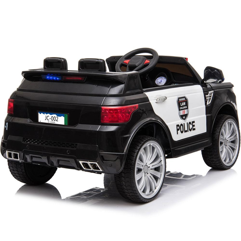 Remote Control - MotoTec Police Car 12v Black (2.4ghz RC)