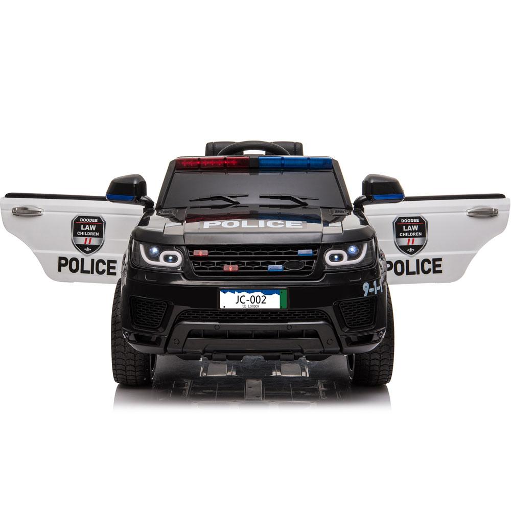 Remote Control - MotoTec Police Car 12v Black (2.4ghz RC)