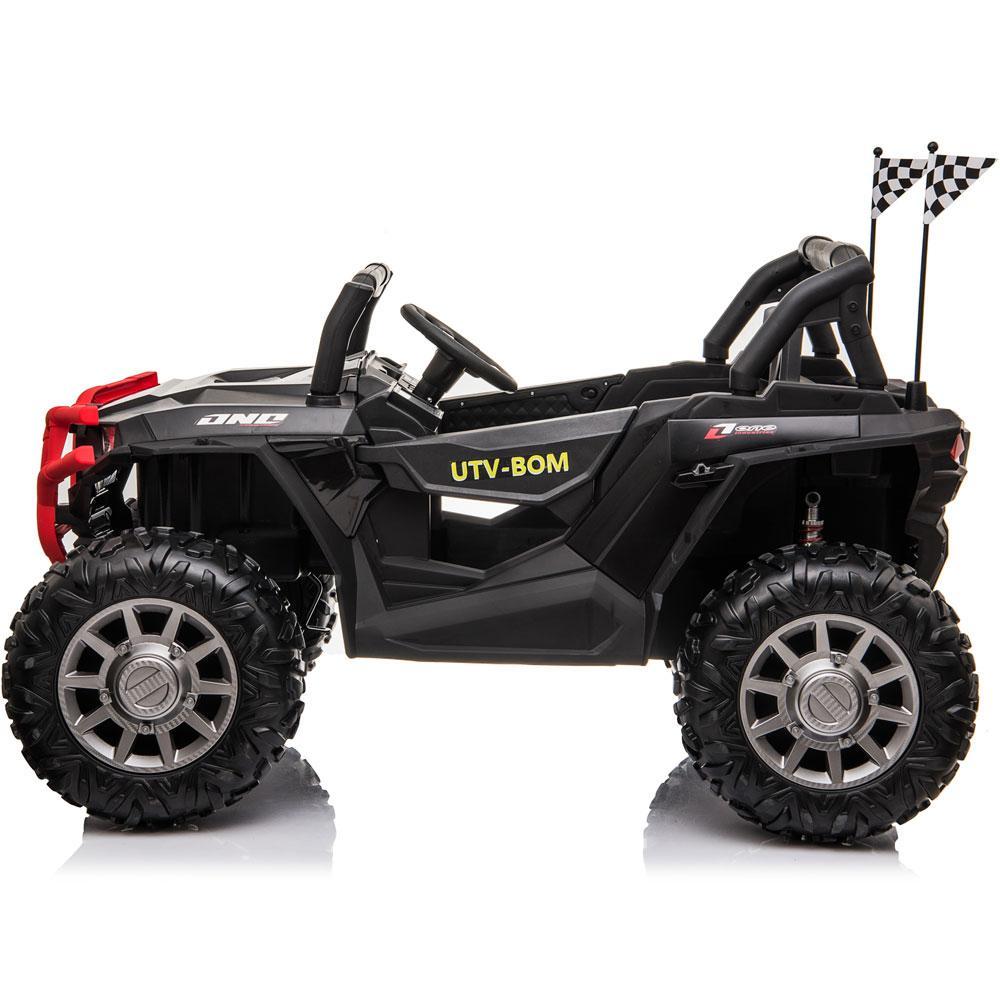 Remote Control - MotoTec UTV 4x4 Reaper 12v Black (2.4ghz RC)