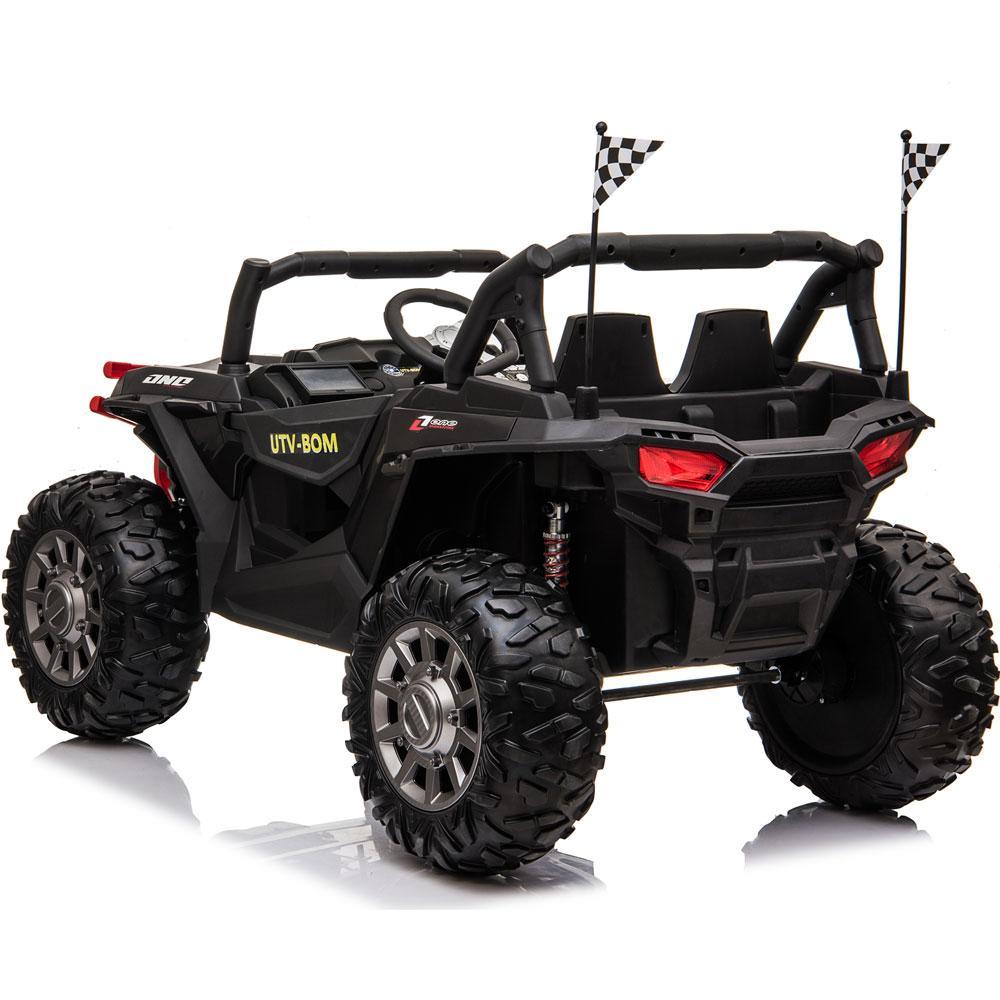 Remote Control - MotoTec UTV 4x4 Reaper 12v Black (2.4ghz RC)