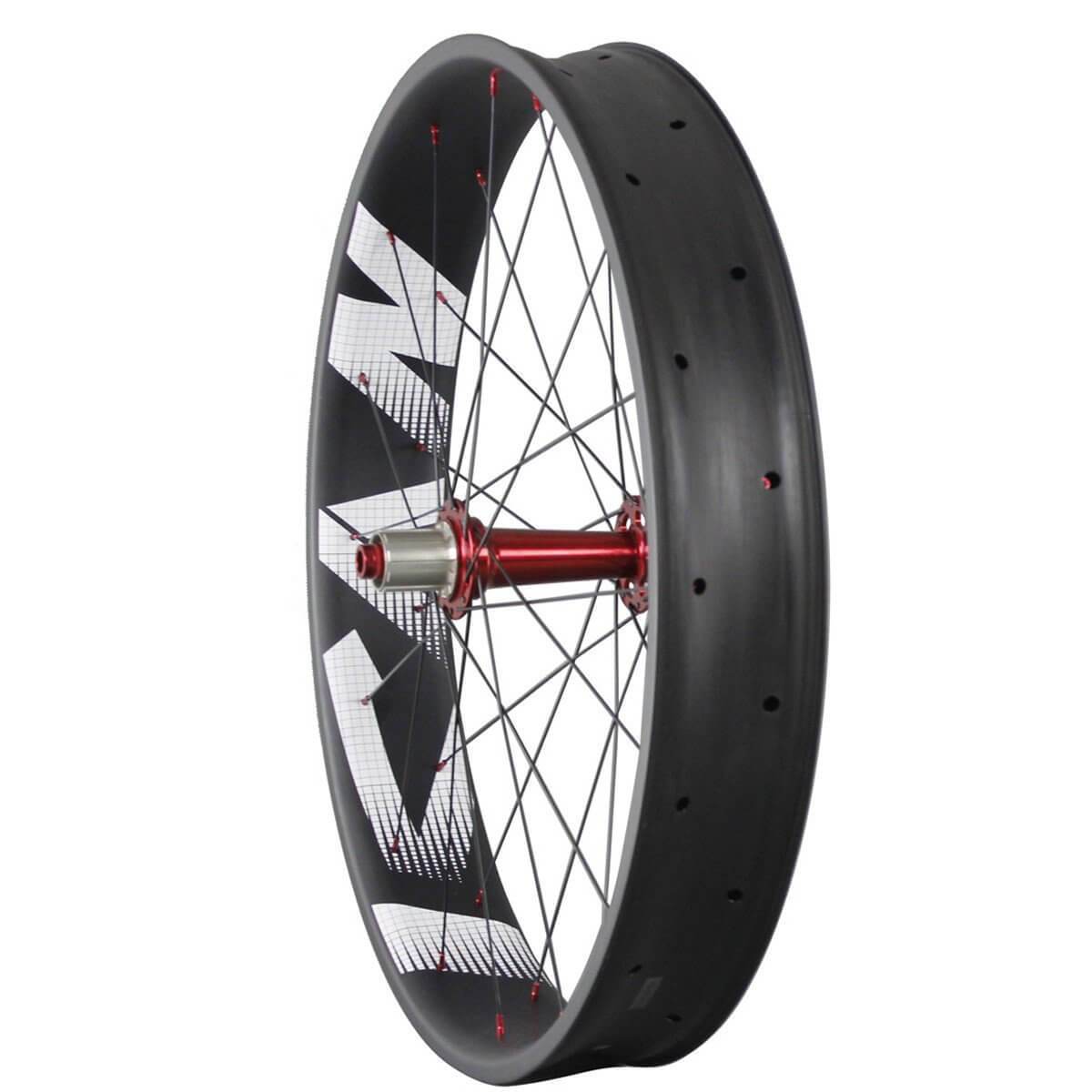 Wheels & Wheelsets - 26er Carbon 90mm Fat Bike Wheelset 90C