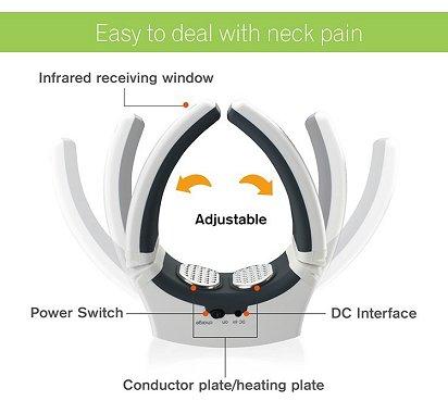 Wireless Remote Control Neck Massager